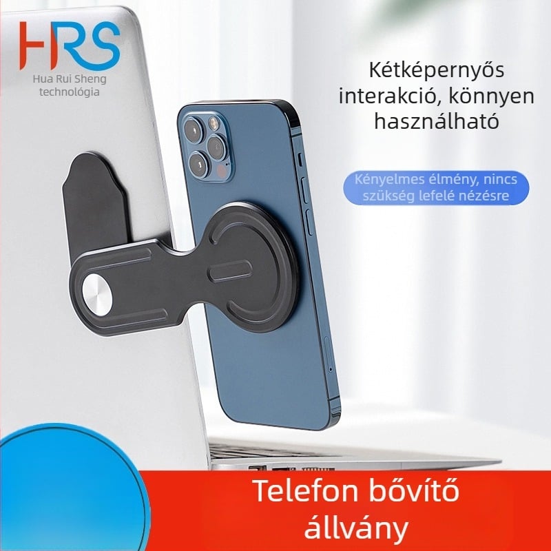 Huarui Sheng MagSafe vezeték nélküli notebook tartó – univerzális műanyag állvány, vezeték nélküli töltéssel (Testreszabás támogatott)