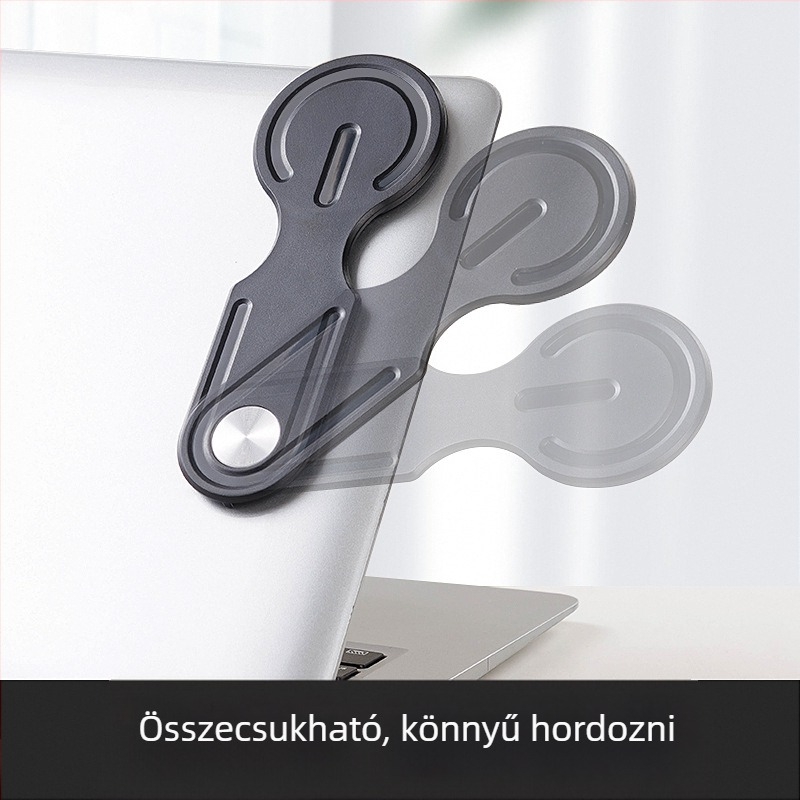 Huarui Sheng MagSafe vezeték nélküli notebook tartó – univerzális műanyag állvány, vezeték nélküli töltéssel (Testreszabás támogatott)
