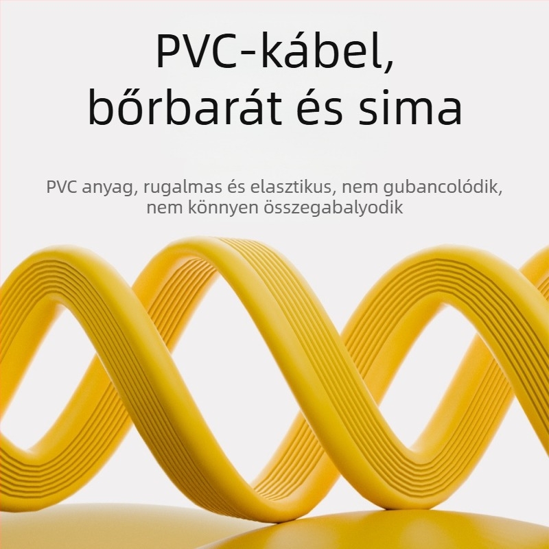 Type-C adatkábel – 100W kimenet, PD 20Gbps gyors töltés, PVC test, YX márka