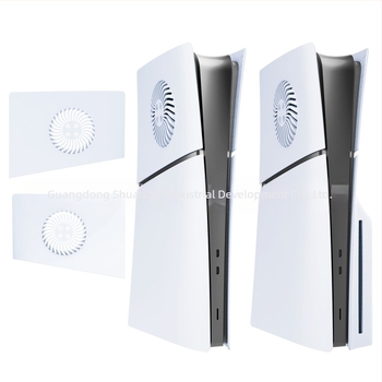 PS5 Slim cserehéj hőelvezető nyílásokkal, ABS, 200 g, PS5 Slim-hez, 2 darabos csomag