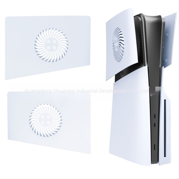 PS5 Slim cserehéj hőelvezető nyílásokkal, ABS, 200 g, PS5 Slim-hez, 2 darabos csomag