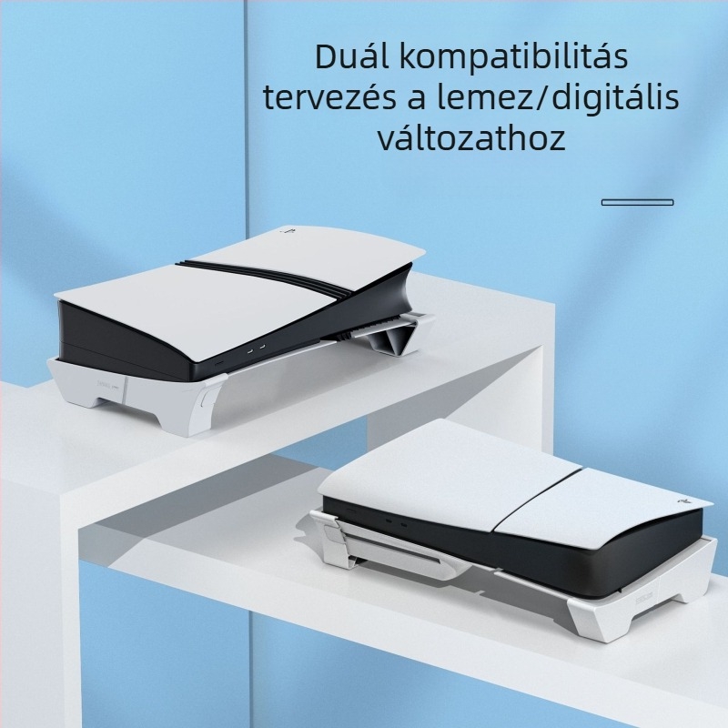 PS5 Slim alátámasztó állvány – DC modell, ABS anyag, kompatibil PS5 Slimhez, 149 g