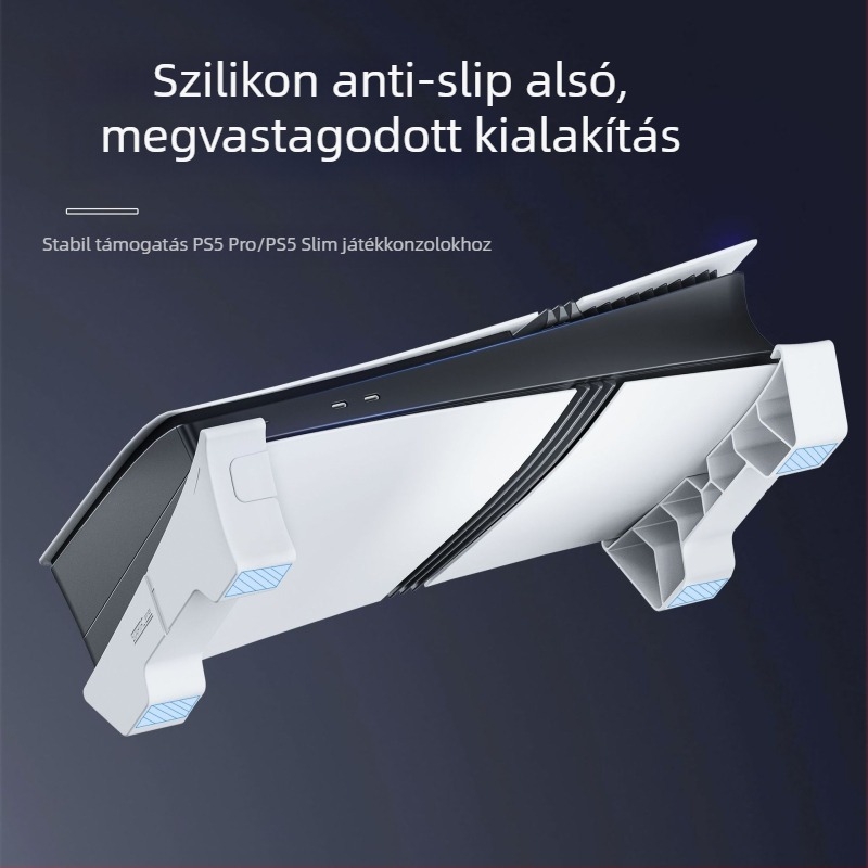 PS5 Slim alátámasztó állvány – DC modell, ABS anyag, kompatibil PS5 Slimhez, 149 g