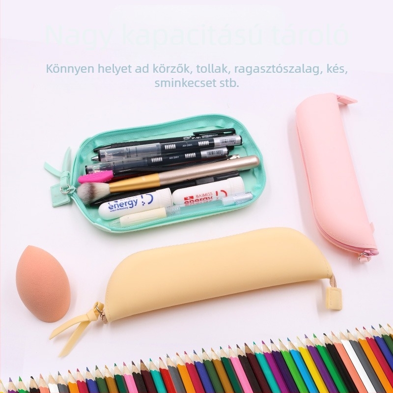 Szilikon sminkecset tároló táska – Zyando, Casual stílus, univerzális használat, egyedi OPP csomagolás