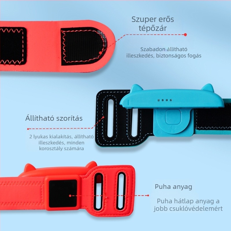 Nintendo Switch csuklópánt - AKSW-197, 2 csomag, PC anyag, 120 g