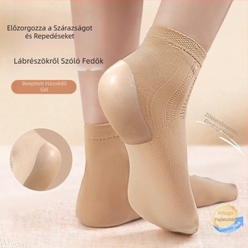 Sarokvédő mandzsetta – anti-súrlódás funkció, 90–95% nylon, egyszínű mintázat, középmagasságú henger, uniszex