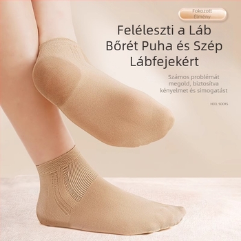 Sarokvédő mandzsetta – anti-súrlódás funkció, 90–95% nylon, egyszínű mintázat, középmagasságú henger, uniszex