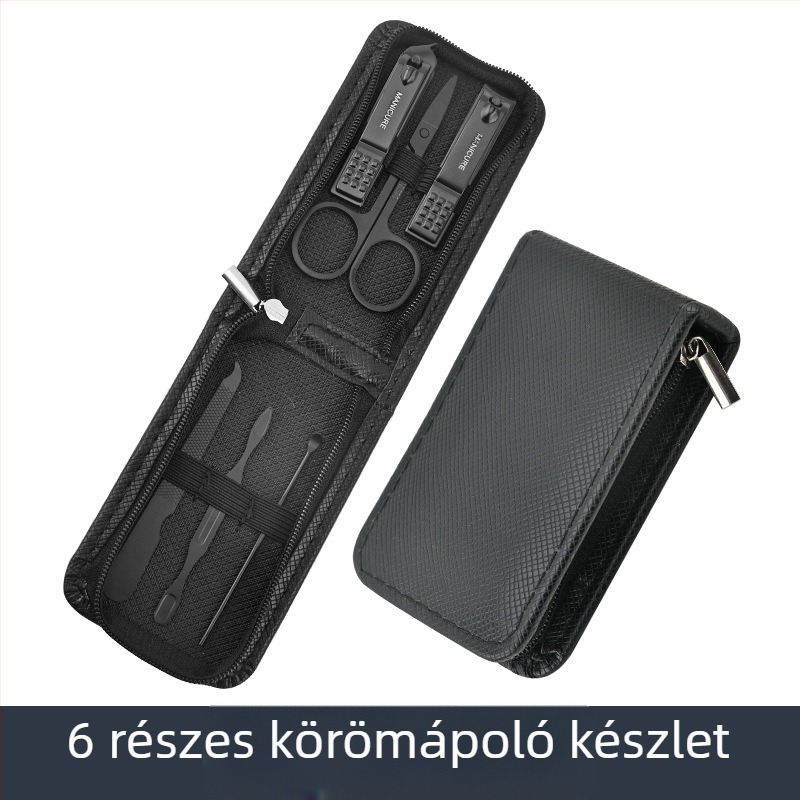Körömvágó készlet, szénacél, hordozható kozmetikai eszközök, OEM márka