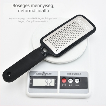 Pedikűr lábreszelő, négyszögletes, ABS + 304 rozsdamentes acél, csomagolás 100 db, Minnie