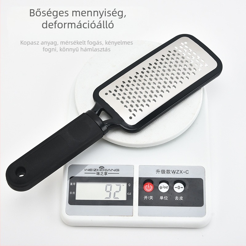 Pedikűr lábreszelő, négyszögletes, ABS + 304 rozsdamentes acél, csomagolás 100 db, Minnie