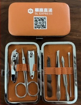 Körömvágó eszközök készlet, 7 darabos, rozsdamentes acél, nettó tömeg 100 g, élettartam 5 év