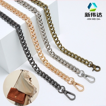 Fém vállpánt dupla oldalú lánccal – kopásálló táskalánc csere