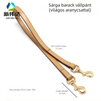 Vállpánt táskákhoz – cserealkatrész keresztpánt, fémből készült, kopásálló, terheléscsökkentés, gerincvédelem, egyszínű dizájn