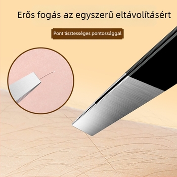 Little tianlai szemöldökcsipesz, magas precizitású rozsdamentes acélból, a szemöldök formázására és a szakáll szőrszálainak eltávolítására