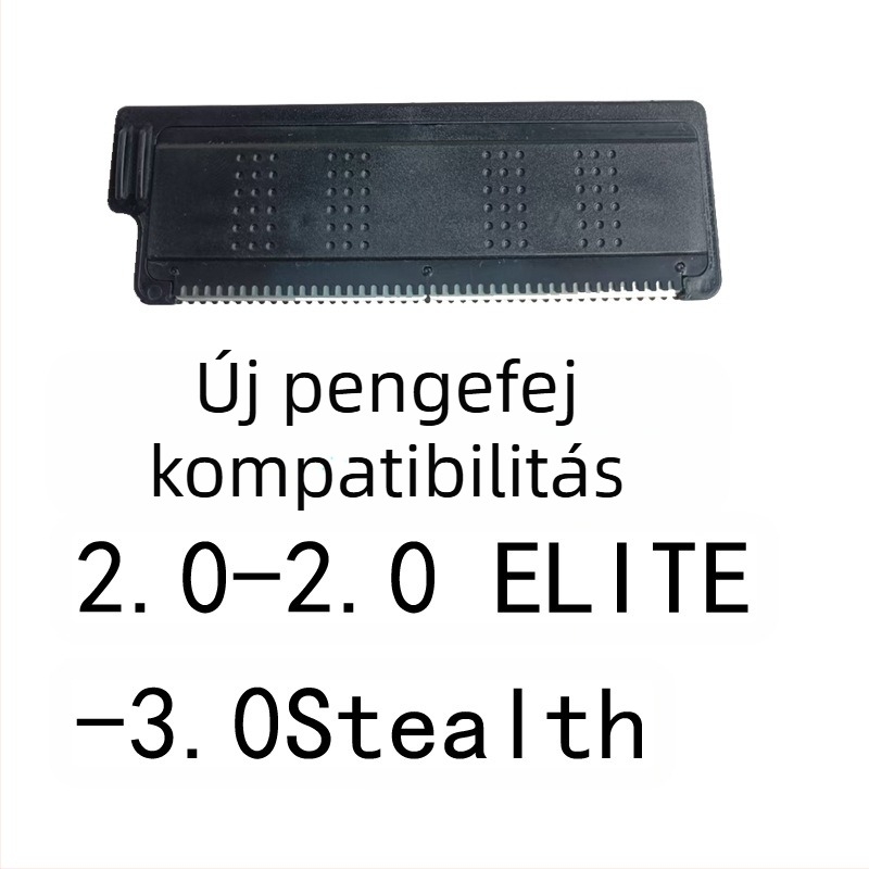 Hátborotva összecsukható dupla pengével, 2.0 verzió, modell B5, rozsdamentes acél pengével, teljes testben mosható