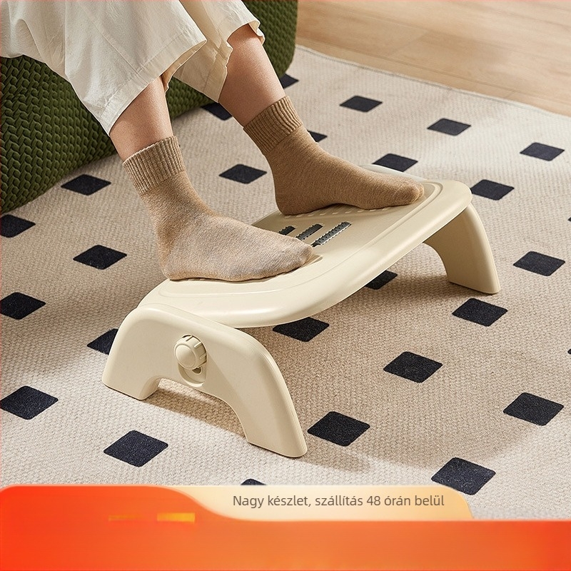 Műanyag lábtámasz íróasztalhoz és mosdóhoz, magasságállítás, nem összecsukható, Taizhou eredet