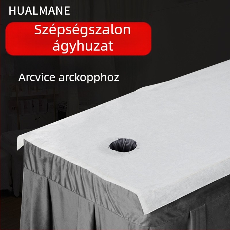 Egyszer használatos ágynemű lepedők szépségszalonok számára, nem szőtt anyagból, vízálló és olajálló, vastagított, puha és lélegző