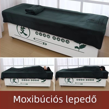 Ágy- és fürdőtörölközők szépségszalonhoz gravírozott logóval, füstálló, égésvédő ápolás, moxibustion takaró, nedvszívó és puha