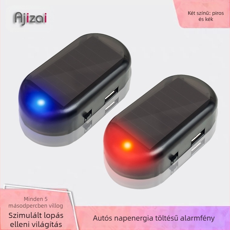 Ajizi LED vezeték nélküli figyelmeztető fény autóhoz, ABS ház, modell 172, univerzális kompatibilitás