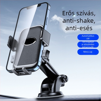 Mo jile Autótelefon-tartó vákuumos rögzítéssel a műszerfalon, univerzális kompatibilitás, anti‑shake dizájn, márka testreszabás