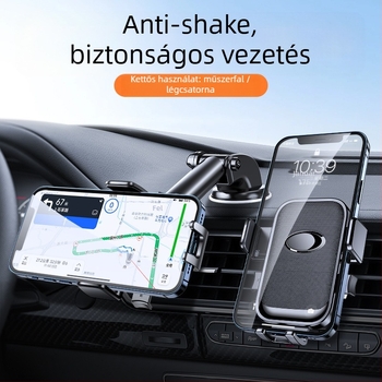 Mo jile Autótelefon-tartó vákuumos rögzítéssel a műszerfalon, univerzális kompatibilitás, anti‑shake dizájn, márka testreszabás
