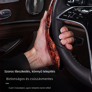 Yizhi Valley kormánykerék burkolat, természetes rostból, univerzális négyévszakos, telepítés: univerzális, stílus: érett.