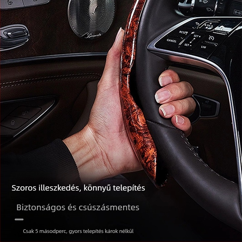 Yizhi Valley kormánykerék burkolat, természetes rostból, univerzális négyévszakos, telepítés: univerzális, stílus: érett.