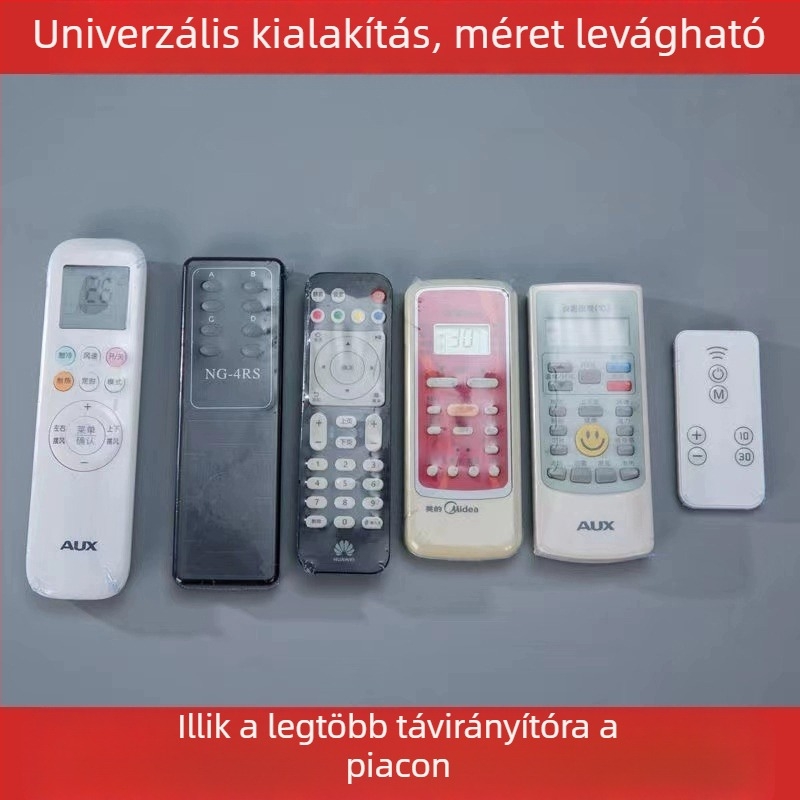 Távirányítóvédő - univerzális vízálló és porálló, hőszorító fóliával és átlátszó tasakkal (Eredet: Yiwu; Márka: Family meaning; Anyag: Egyéb; Doboz mennyiség: Regular)