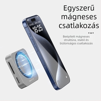 M.2 NVMe SSD tok és dokkoló HDMI-vel, USB-C 3.2, alumíniumötvözet, 2 TB-ig támogatott