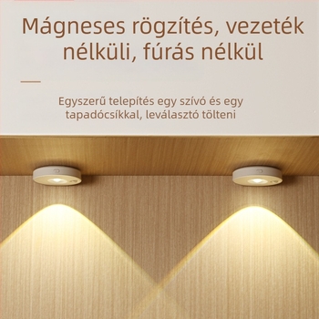 LED feltöltős spotlámpa távirányítóval, mágneses öntapadós fény borospincékhez