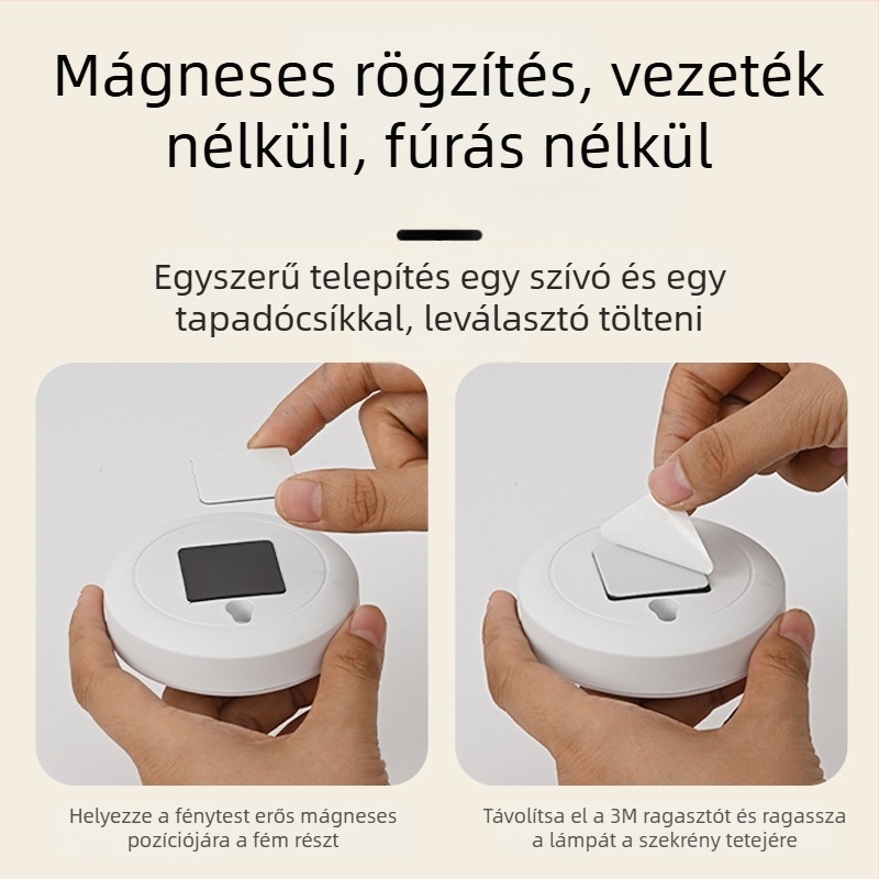 LED feltöltős spotlámpa távirányítóval, mágneses öntapadós fény borospincékhez