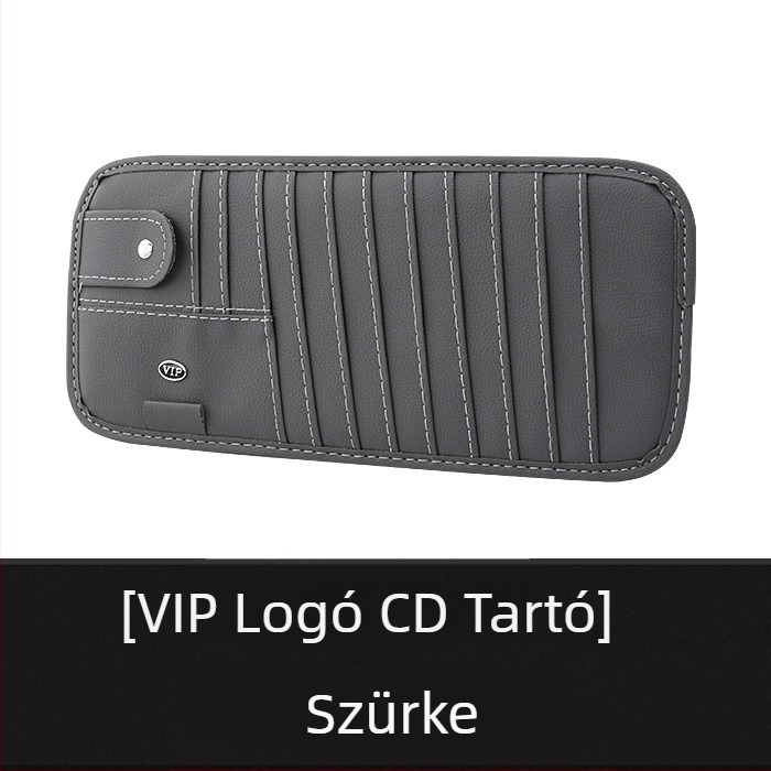 Autó tároló táska CD-doboz és kártyatartóval – Linda, 9 részes készlet