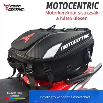 MOTOCENTRIC Knight Pack motorkerékpár sisak táska – nagy kapacitású Oxford anyag, testreszabható