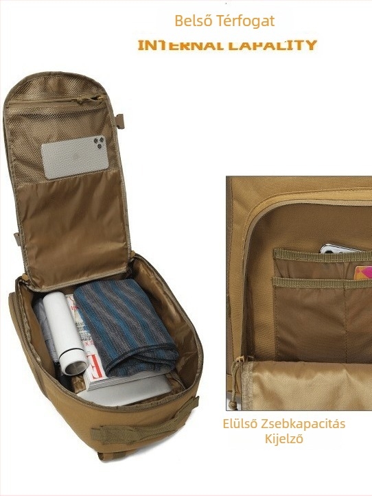 Trekking hátizsák Uniszex Poliészter Kültéri Nyár 2024