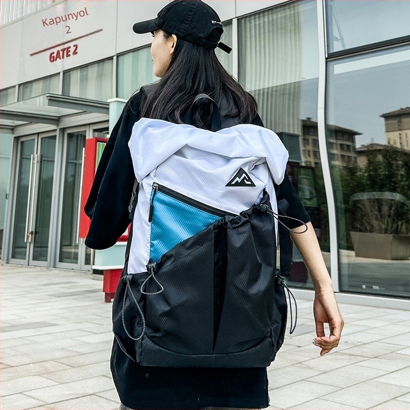 Lányok iskolatáskája — nylon, kapacitás 20–35 L, kompatibil 15 hüvelykes laptophoz, légáteresztő, légpárnás vállpántok