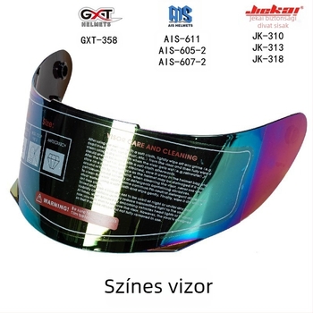 JIEKAI bukósisak lencse JK-310/313/318, PC, DOT tanúsítvány, teljes bukósisak