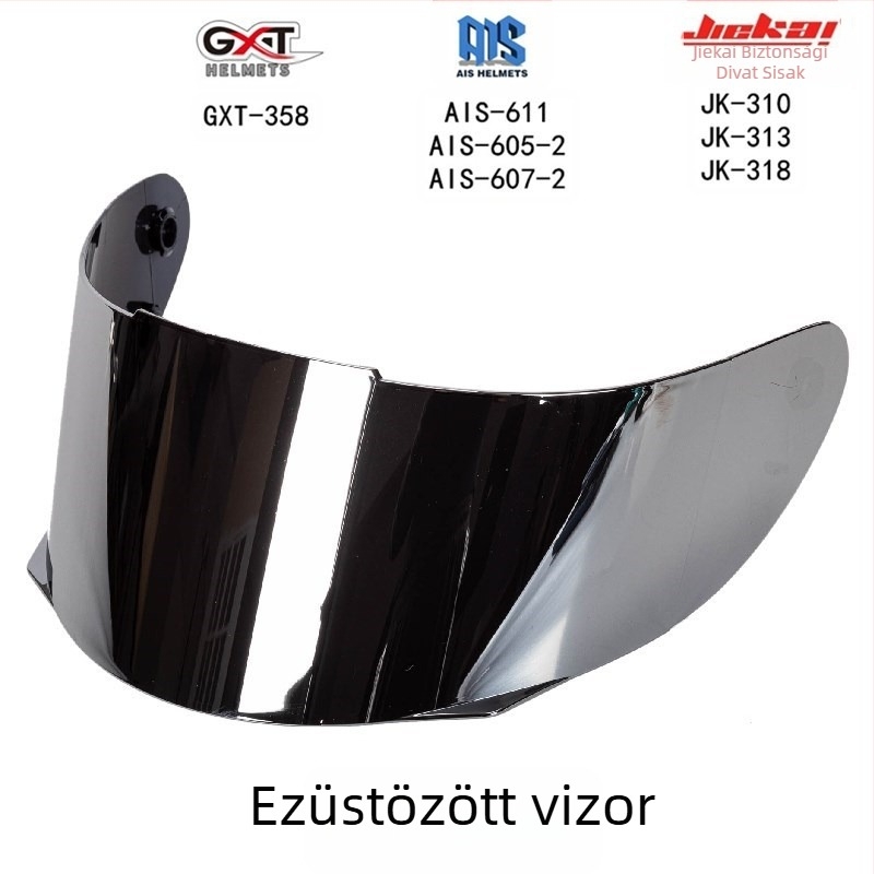 JIEKAI bukósisak lencse JK-310/313/318, PC, DOT tanúsítvány, teljes bukósisak