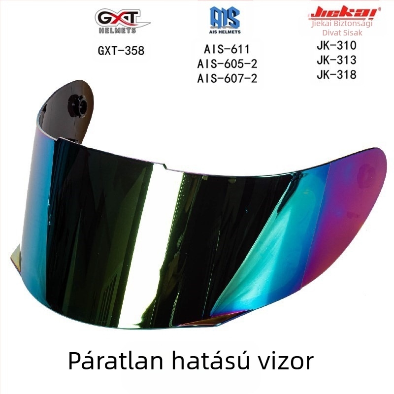 JIEKAI bukósisak lencse JK-310/313/318, PC, DOT tanúsítvány, teljes bukósisak