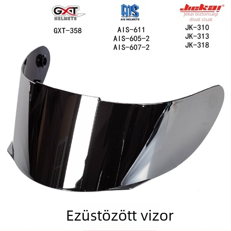 JIEKAI bukósisak lencse JK-310/313/318, PC, DOT tanúsítvány, teljes bukósisak