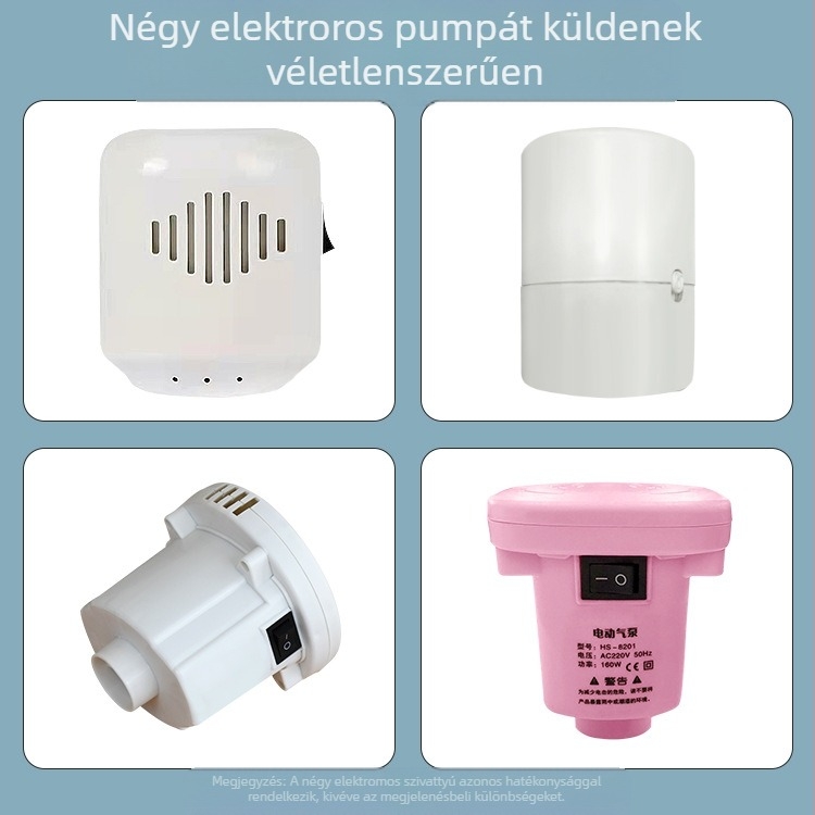 Elektromos levegőpumpa, PP ház, zsáknyomásos pumpa típus