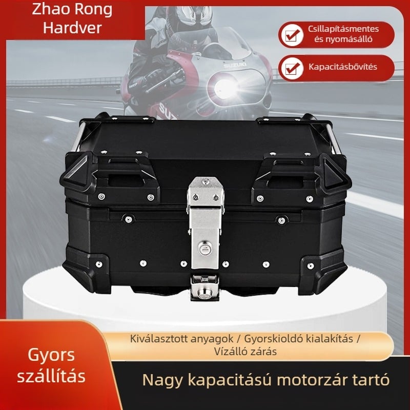 Hátsó doboz alumínium ötvözetből, 45L, Modell AL-00BB0, Levehető