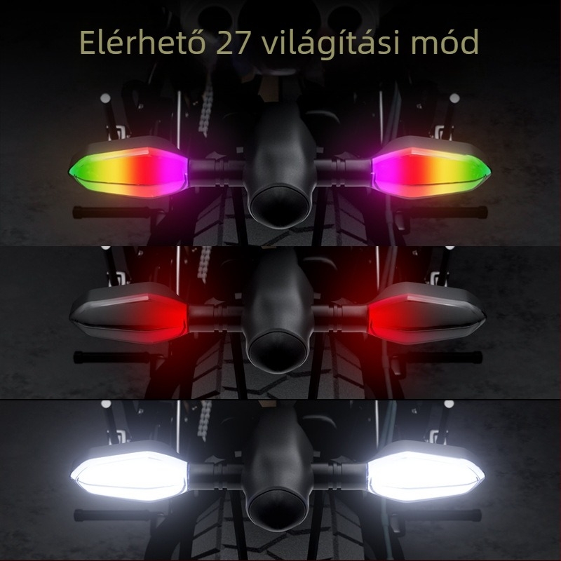 LED motorkerékpár irányjelző vetítő lámpa elektromos motorhoz, 9.5W 12V, Típus a.b irányjelző, élettartam 30000h