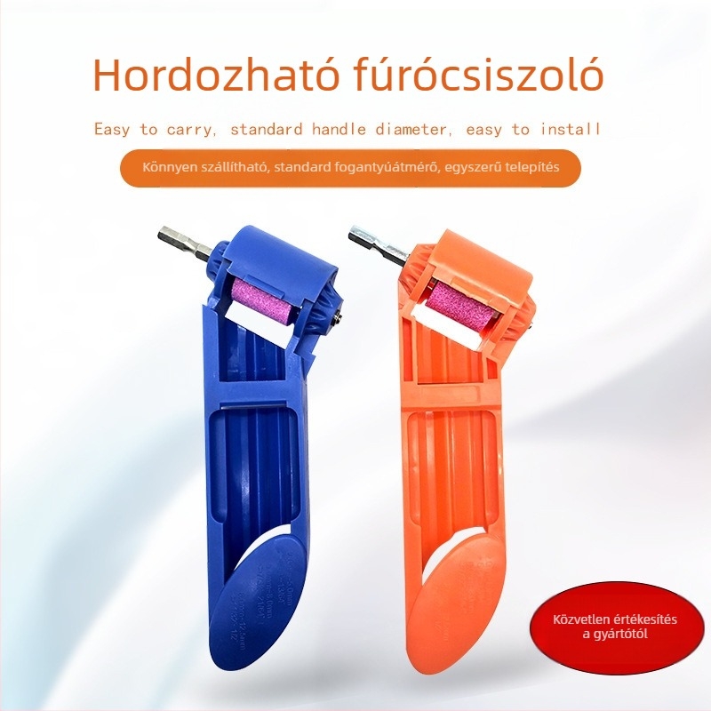 Hordozható fúrócsiszoló eszköz, hengeres fej, ABS fém szerkezet, modell 25×25, alkalmazás: csiszolófej