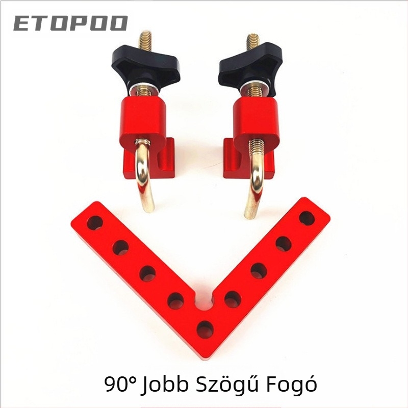 Faipari derékszögmérő és pozicionáló blokk, alumíniumötvözet, 140 mm tartomány, 1 mm pontosság