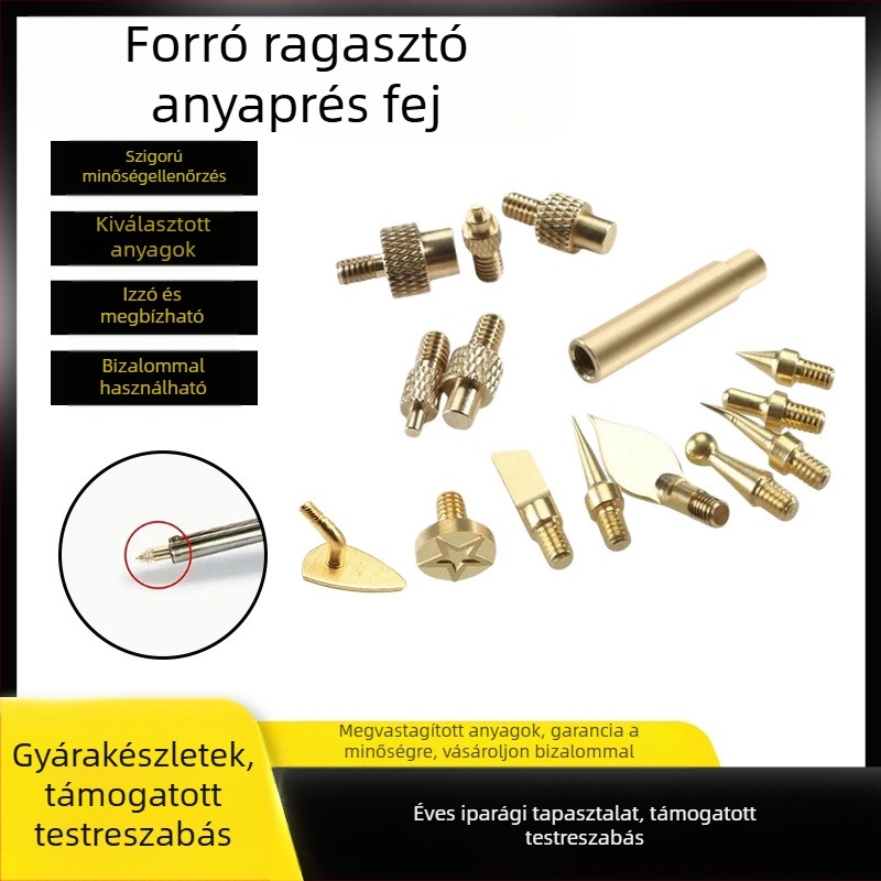 3D nyomtató kiegészítők: VORON2.4 hot-melt dió-beleütő; univerzális 936 forrasztófej; dió beültető eszköz