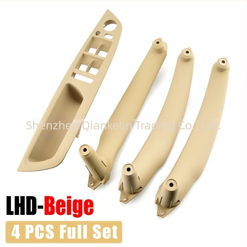 BMW X5 X6 ajtó belső kartámasz fogantyú cserélőlemez – ABS, spray festett oxidált felület, OEM: 51416969401/51416969405/51416975793