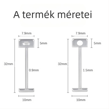 Csempe szintező rendszer cserélhető acél tűvel, T-pinnel és újrahasználható klipekkel