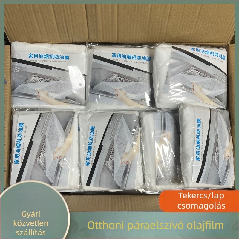 Zsírtaszító szűrőpapír a páraelszívóhoz (nem szövött anyag; 150 csomag)