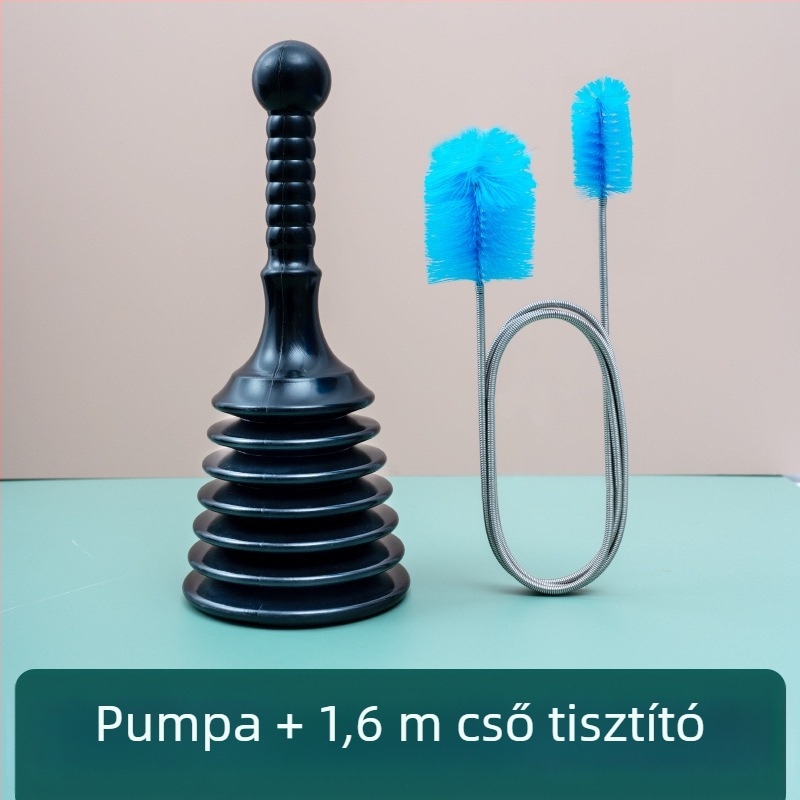 PVC csatornatisztító eszköz – otthoni használatra, Square Horse márka; konyhához, WC-hez, mosogatóhoz, kádhoz és padlólefolyóhoz