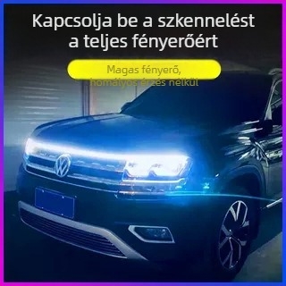 Autómaszk LED világítócsík dinamikus szkenneléssel, univerzális, 12V, 10W